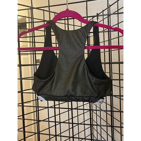 Koral Beta Obscure Leathered Texture Women's Bra Sz XS - Picture 5 of 5